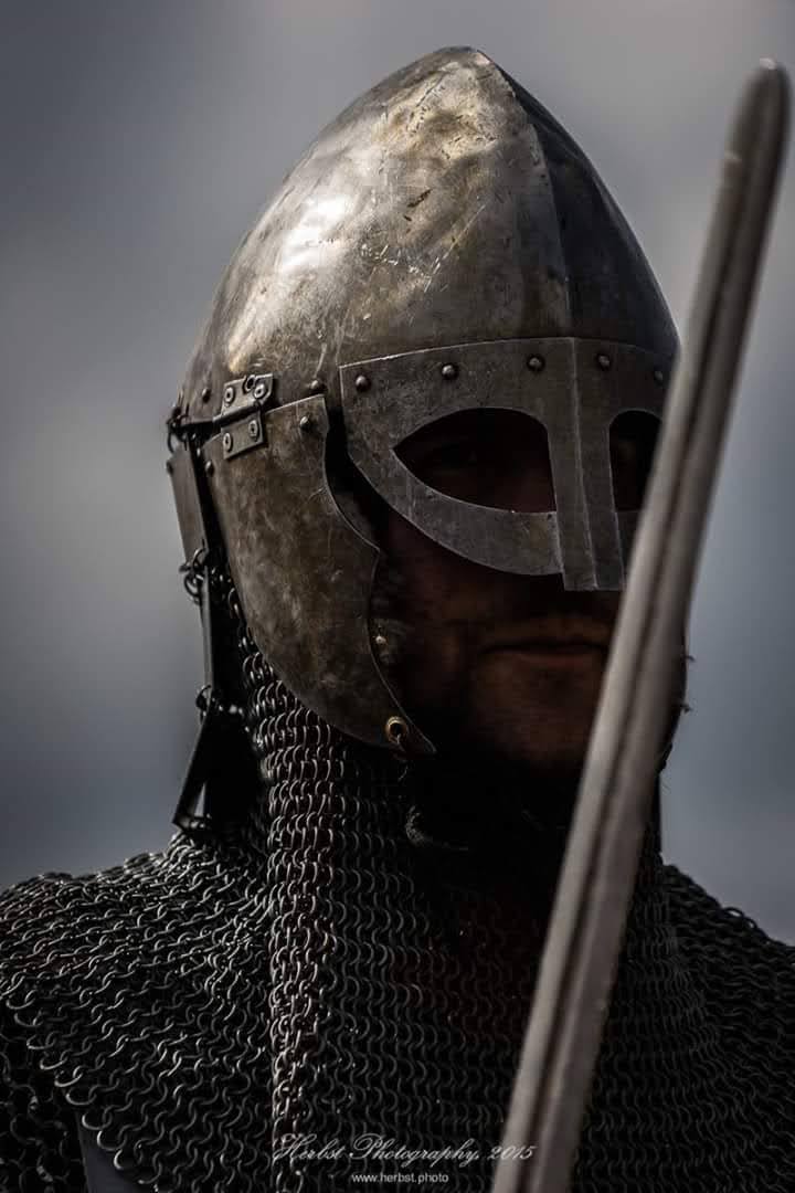 Kämpfer mit Nasalhelm